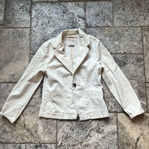 Anthropologie Cartonnier Ivory Blazer